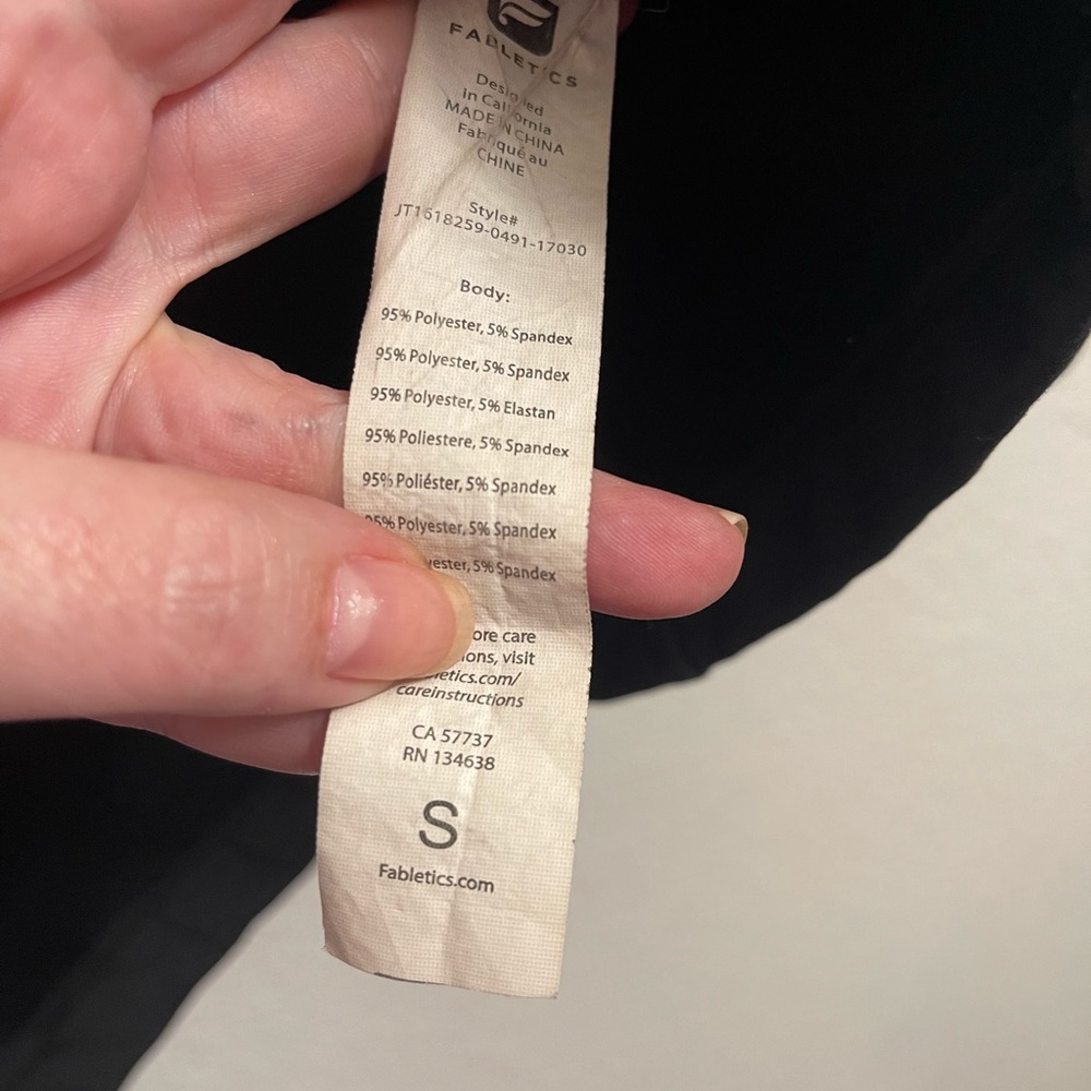 Fabletics Black Jacket - Picture 5 of 7